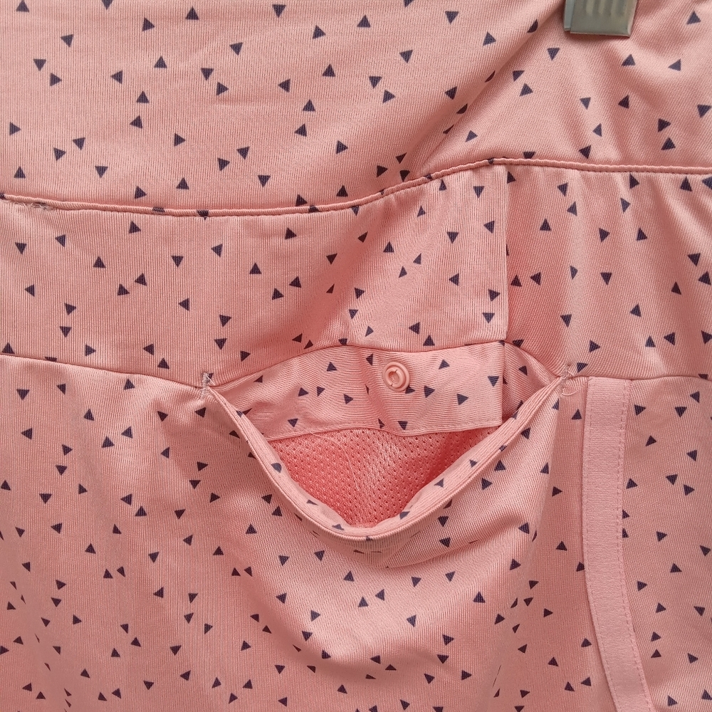 Nike Dri-Fit Golf Skort Skirt Coral Triangle Women's XS Athletic Pickleball - Picture 6 of 8
